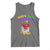 Mardi Gras Tank Top Who's Your Crawdaddy Funny Crawfish Jester Beads