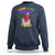 Mardi Gras Sweatshirt Come At Me Breaux Funny Crawfish Beads - Wonder Print Shop