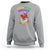 Mardi Gras Sweatshirt Come At Me Breaux Funny Crawfish Beads - Wonder Print Shop