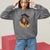 Ph.D. Graduation Sweatshirt Ph.Dope Black Afro Woman Doctorate Student Graduate - Wonder Print Shop