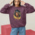 Ph.D. Graduation Sweatshirt Ph.Dope Black Afro Woman Doctorate Student Graduate - Wonder Print Shop