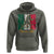 Mexican Boxing Style Mexico Flag Hoodie - Wonder Print Shop