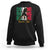 Mexican Boxing Style Mexico Flag Sweatshirt - Wonder Print Shop