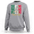 Mexican Boxing Style Mexico Flag Sweatshirt - Wonder Print Shop