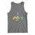 Mardi Gras Alligator Crocodiles Funny Fleur De Lis Tank Top