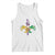 Mardi Gras Alligator Crocodiles Funny Fleur De Lis Tank Top