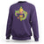 Mardi Gras Alligator Crocodiles Fleur De Lis Sweatshirt - Wonder Print Shop