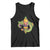 Mardi Gras Alligator Crocodiles Fleur De Lis Tank Top