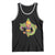 Mardi Gras Alligator Crocodiles Fleur De Lis Tank Top