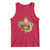 Mardi Gras Alligator Crocodiles Fleur De Lis Tank Top