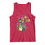 Bead Dinosaur Funny Mardi Grawr Gras Tank Top