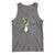 Mardi Grawr Gras Cute Bead Dinosaur Tank Top