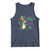 Mardi Grawr Gras Cute Bead Dinosaur Tank Top