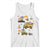 Mardi Gras Tank Top Jester Construction Vehicle Truck Fat Tuesday New Orleans