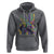 Mardi Gras Monster Truck Beads Flag Hoodie - Wonder Print Shop