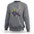 Mardi Gras Monster Truck Beads Flag Sweatshirt - Wonder Print Shop