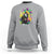 Mardi Gras Funny Tuxedo Cat Meme Beads Sweatshirt - Wonder Print Shop