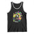 Mardi Gras Funny Tuxedo Cat Meme Beads Tank Top