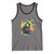 Mardi Gras Funny Tuxedo Cat Meme Beads Tank Top