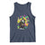 Mardi Gras Funny Tuxedo Cat Meme Beads Tank Top