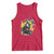 Mardi Gras Funny Tuxedo Cat Meme Beads Tank Top