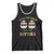 Mardi Gras Tank Top Show Me Your Kitties Cute Cat Masked Jester Hat Bead