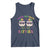 Mardi Gras Tank Top Show Me Your Kitties Cute Cat Masked Jester Hat Bead