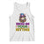 Mardi Gras Tank Top Show Me Your Kitties Cool Cat Jester Hat Bead