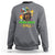 Mardi Gras Y'all Dachshund Dog With Beads Colorful Sweatshirt - Wonder Print Shop