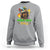 Mardi Gras Y'all Dachshund Dog With Beads Colorful Sweatshirt - Wonder Print Shop