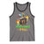 Mardi Gras Y'all Dachshund Dog With Beads Colorful Tank Top