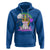 Mardi Gras Cute Unicorn Beads Rainbow Fleur De Lis Hoodie - Wonder Print Shop