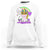 Mardi Gras Cute Unicorn Beads Rainbow Fleur De Lis Sweatshirt - Wonder Print Shop