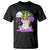 Mardi Gras Cute Unicorn Beads Rainbow Fleur De Lis T Shirt - Wonder Print Shop