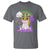 Mardi Gras Cute Unicorn Beads Rainbow Fleur De Lis T Shirt - Wonder Print Shop