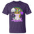 Mardi Gras Cute Unicorn Beads Rainbow Fleur De Lis T Shirt - Wonder Print Shop