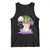 Mardi Gras Cute Unicorn Beads Rainbow Fleur De Lis Tank Top