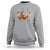 Mardi Gras Funny Farmer Jester Chicken Beads Sweatshirt - Wonder Print Shop