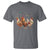 Mardi Gras Funny Farmer Jester Chicken Beads T Shirt - Wonder Print Shop