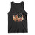 Mardi Gras Funny Farmer Jester Chicken Beads Tank Top