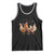 Mardi Gras Funny Farmer Jester Chicken Beads Tank Top