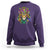 Mardi Gras Sweatshirt Pride Lion With Jester Hat Fat Tuesday Festival - Wonder Print Shop