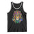 Mardi Gras Tank Top Pride Lion With Jester Hat Fat Tuesday Festival