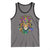 Mardi Gras Tank Top Pride Lion With Jester Hat Fat Tuesday Festival