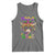 Mardi Gras Tank Top Moo-di Bead Heifer Cow Fat Tuesday Festival