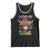 Mardi Gras Tank Top Moo-di Bead Heifer Cow Fat Tuesday Festival