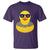 Mardi Gras Beads Cool Rubber Duck Fat Tuesday Festival T Shirt - Wonder Print Shop