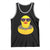 Mardi Gras Beads Cool Rubber Duck Fat Tuesday Festival Tank Top