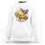 Mardi Gras Pickleball Jester Hat Beads Sweatshirt - Wonder Print Shop