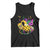 Mardi Gras Pickleball Jester Hat Beads Tank Top